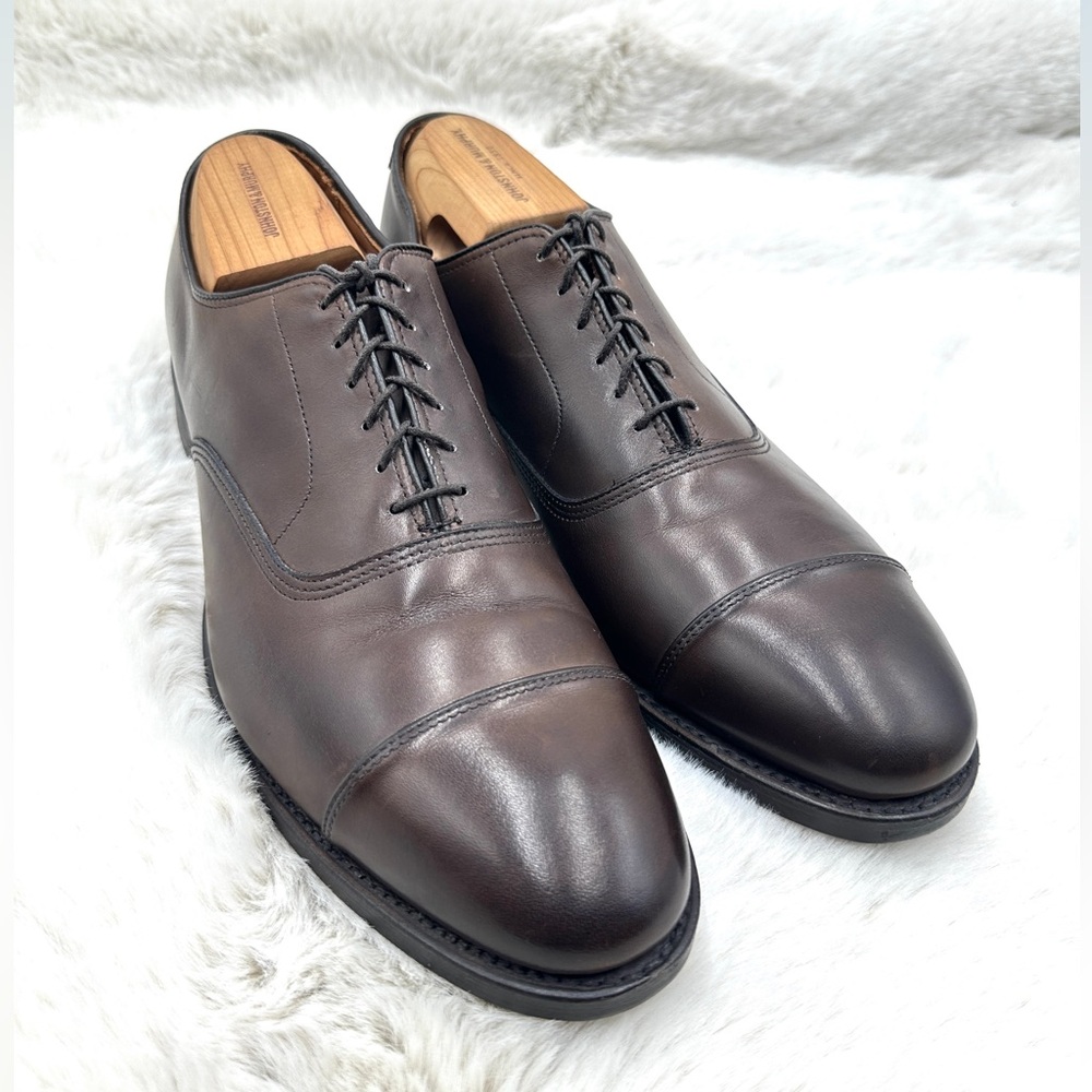 NWOT‎ Allen Edmonds Park Avenue Cap-toe dress shoe Brown oxfords 10.5 B